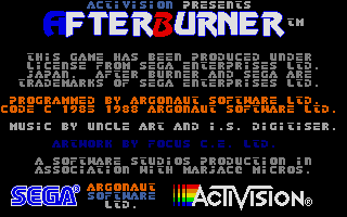 Thumbnail of other screenshot of Afterburner