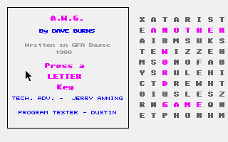 Thumbnail of other screenshot of Another Word Game