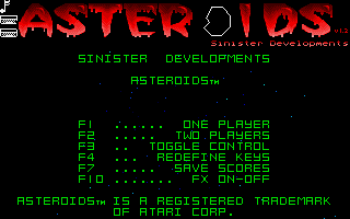 Thumbnail of other screenshot of Asteroids