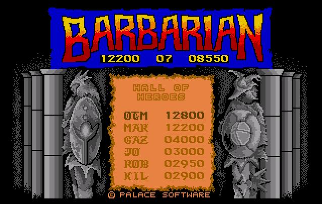 Thumbnail of other screenshot of Barbarian - The Ultimate Warrior