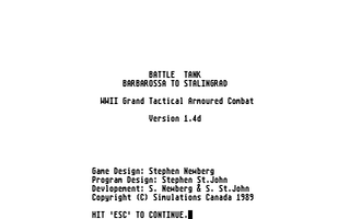 Thumbnail of other screenshot of Battle Tank - Barbarossa to Stalingrad