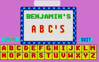 Thumbnail of other screenshot of Benjamin's ABC's