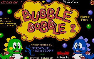 Thumbnail of other screenshot of Bubble Bobble 2 Preview