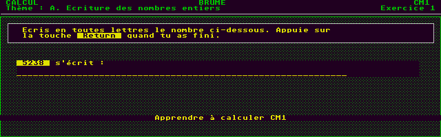 Thumbnail of other screenshot of Calcul CM1
