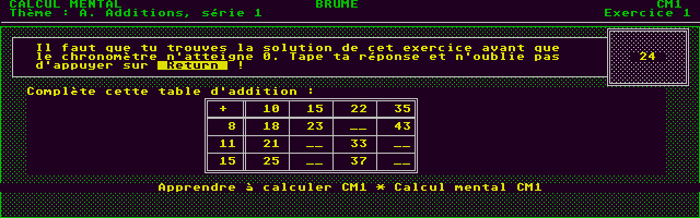 Thumbnail of other screenshot of Calcul CM1