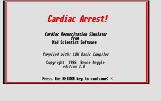 Thumbnail of other screenshot of Cardiac Arrest!