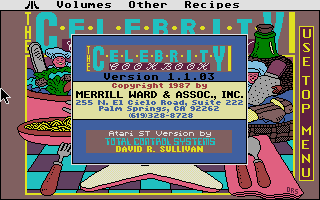 Thumbnail of other screenshot of Celebrity Cookbook Vol 1