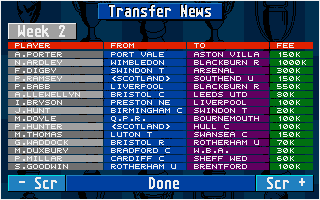 Thumbnail of other screenshot of Championship Manager 94 - End of Season Edition