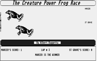 Thumbnail of other screenshot of Creature Power Frog Race