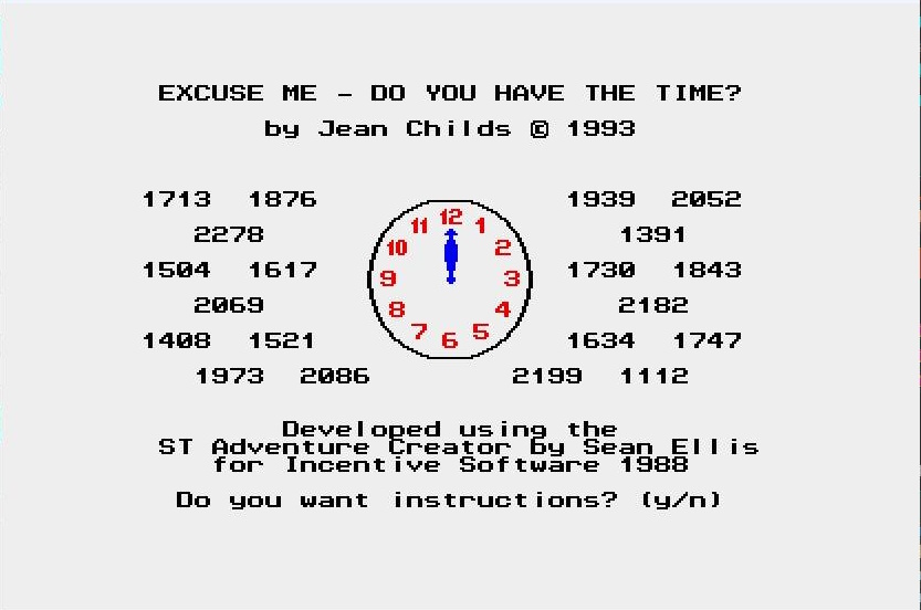Thumbnail of other screenshot of Excuse Me, Do You Have The Time?