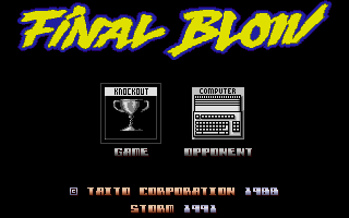 Thumbnail of other screenshot of Final Blow