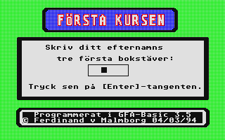 Thumbnail of other screenshot of Första Kursen