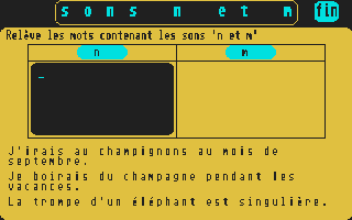 Thumbnail of other screenshot of Français Sons (CP-CE1-CE2)