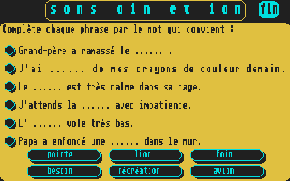 Thumbnail of other screenshot of Français Sons (CP-CE1-CE2)