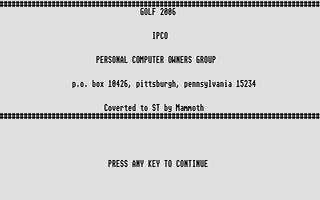 Thumbnail of other screenshot of Golf 2006