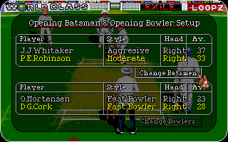Thumbnail of other screenshot of Graham Gooch World Class Cricket - 94/95 Data Disk