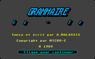 Thumbnail of other screenshot of Grammaire 6-5