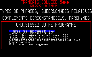 Thumbnail of other screenshot of Grammaire - Langue Française  Collèges 5e