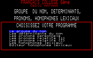 Thumbnail of other screenshot of Grammaire - Langue Française  Collèges 6e