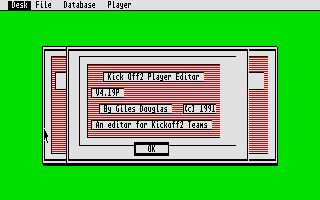 Thumbnail of other screenshot of Kick Off 2 - Player Editor