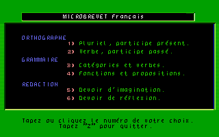 Thumbnail of other screenshot of Micro Brevet Français