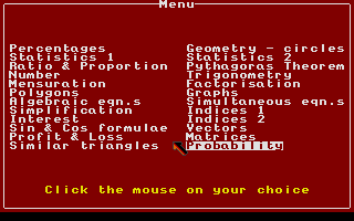 Thumbnail of other screenshot of Micro Maths