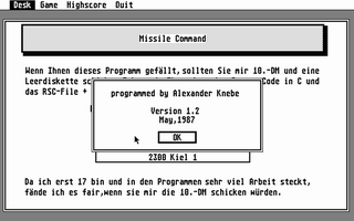 Thumbnail of other screenshot of Missile Command