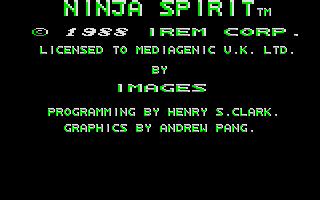 Thumbnail of other screenshot of Ninja Spirit