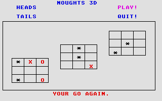 Thumbnail of other screenshot of Noughts 3D