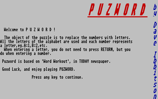 Thumbnail of other screenshot of Puzword
