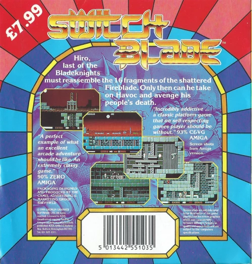 Large scan of the game box