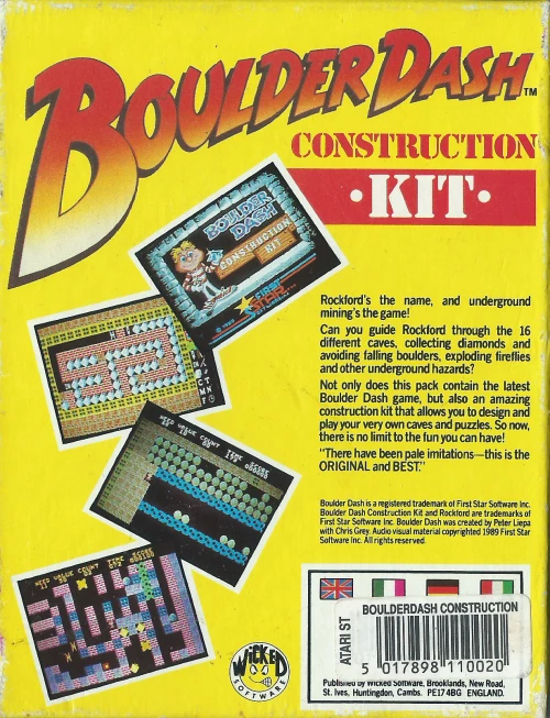 Large scan of the game box
