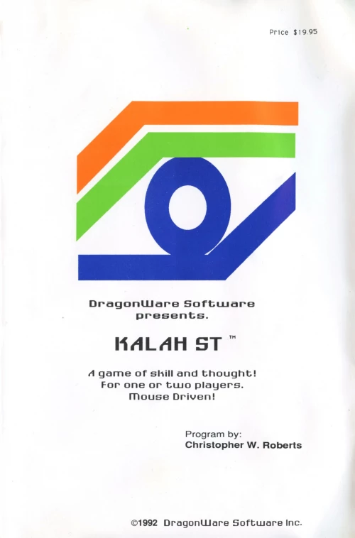 Large scan of the game box