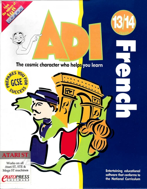 Large scan of the game box