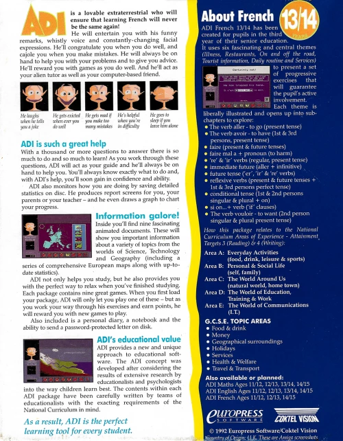 Large scan of the game box
