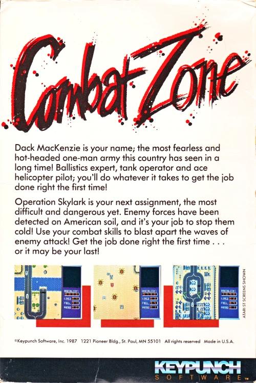 Large scan of the game box