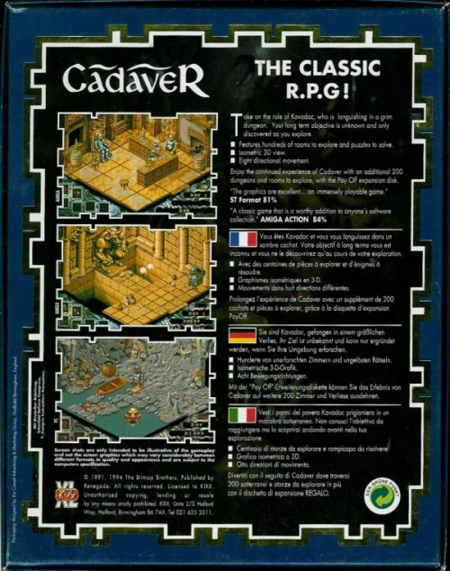 Large scan of the game box