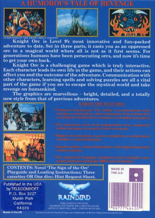 Large scan of the game box