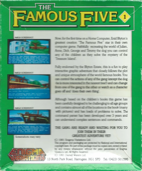 Large scan of the game box