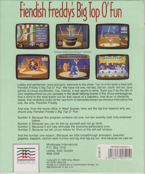 Large scan of the game box