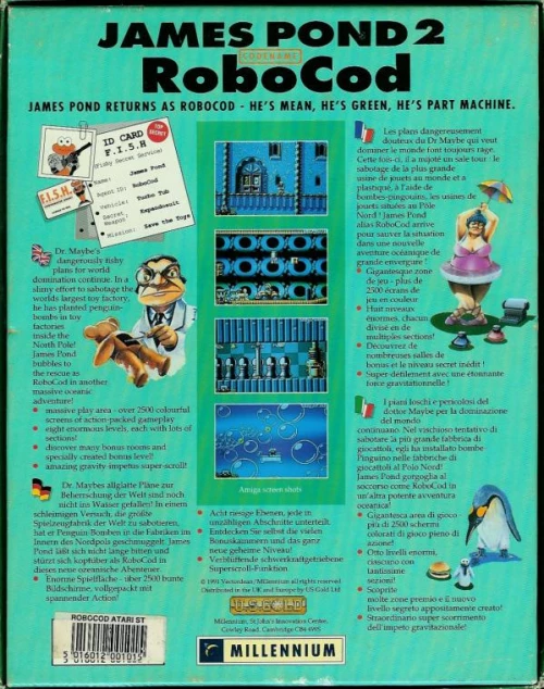 Large scan of the game box