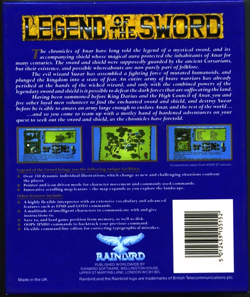 Large scan of the game box