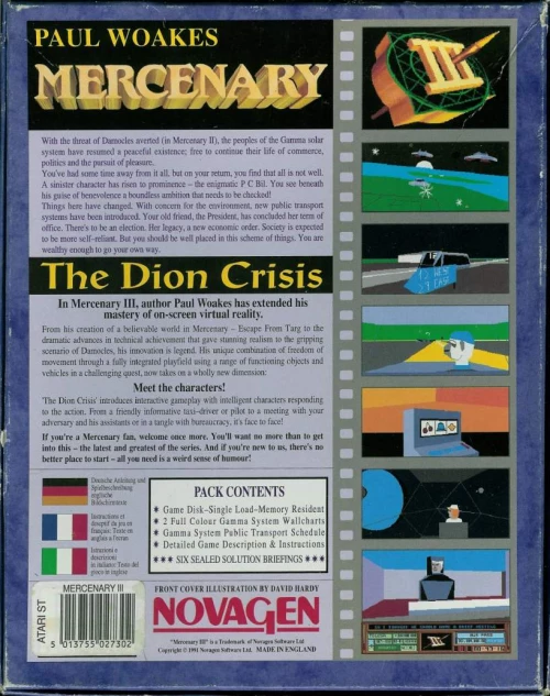 Large scan of the game box