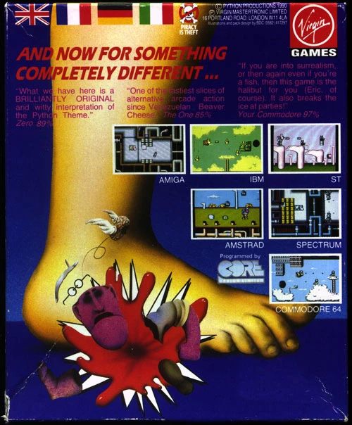 Large scan of the game box