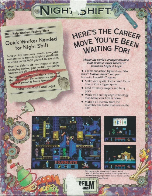 Large scan of the game box