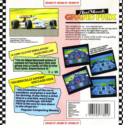 Large scan of the game box