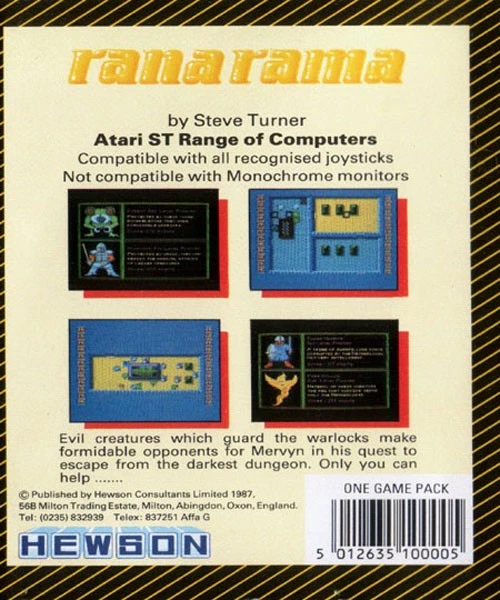 Large scan of the game box