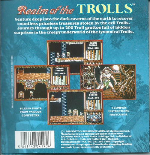 Large scan of the game box