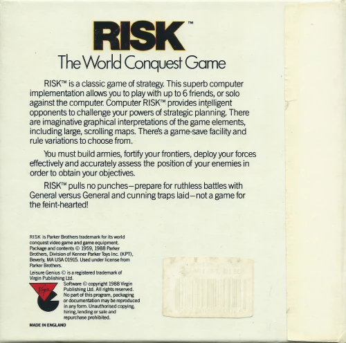 Large scan of the game box
