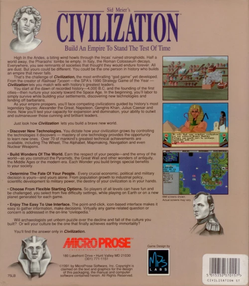 Large scan of the game box